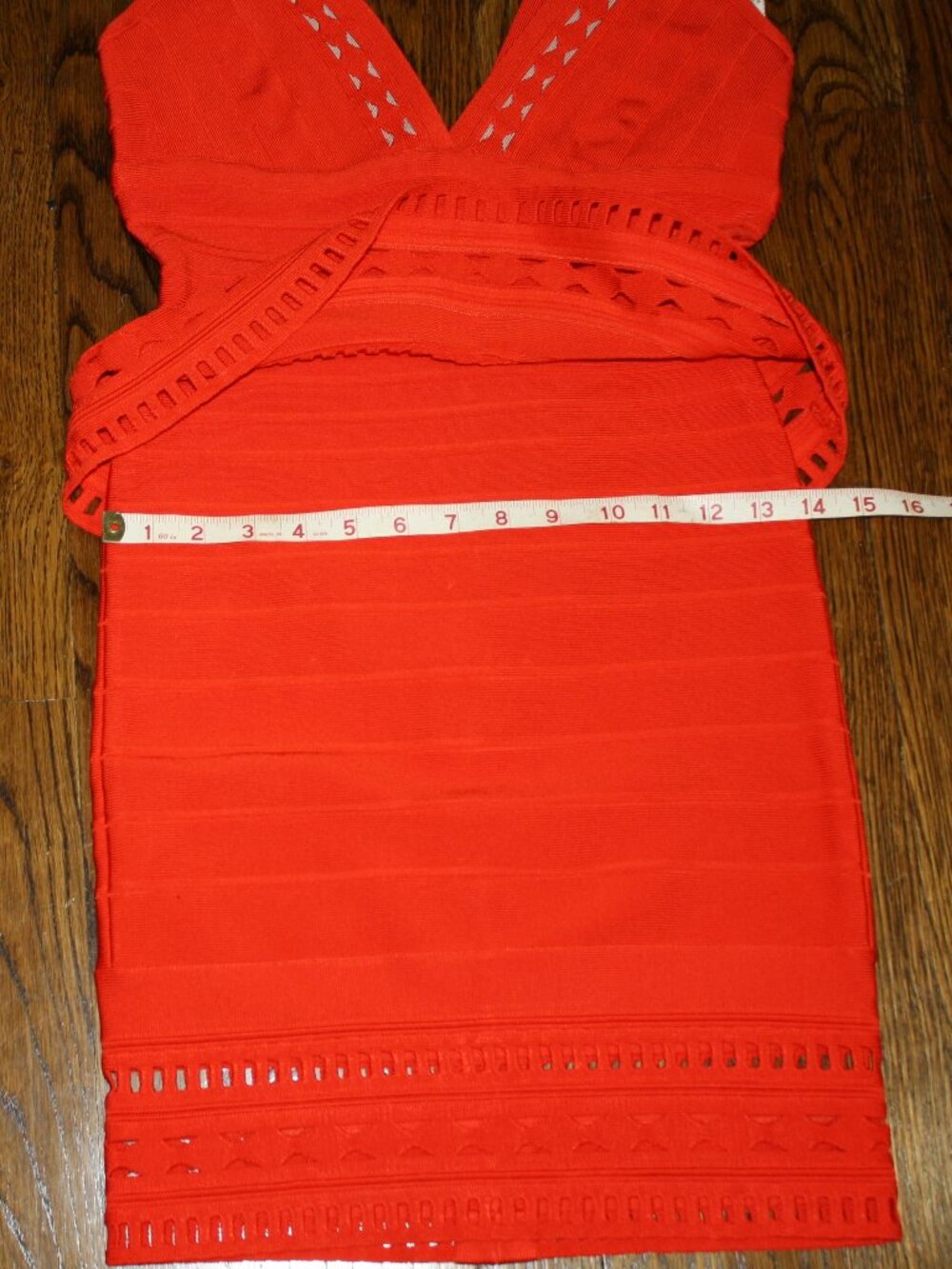 NWT Herve Leger - Rebeca Cutout Peplum Bandage Dress - Size Small - Picture 9 of 15
